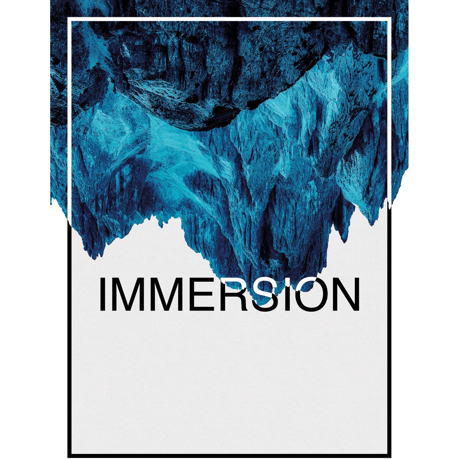 Komar Wandbild Immersion Blue 30 x 40 cm