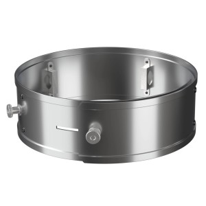 Bbq#Boss Power Ring für Raketenofen, Edelstahl, 25-35cm, einstellbar für Camping & Outdoor.