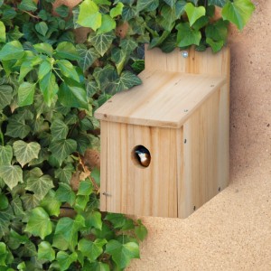 Relaxdays Nistkasten Bausatz 6-teilig Tannenholz Natur Mit Türverriegelung 23 cm x 14 cm x 18 cm 560 g