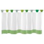 Grüne Arsvita Bistrogardine mit Schlaufen, 150x45 cm, für Küchenfenster.