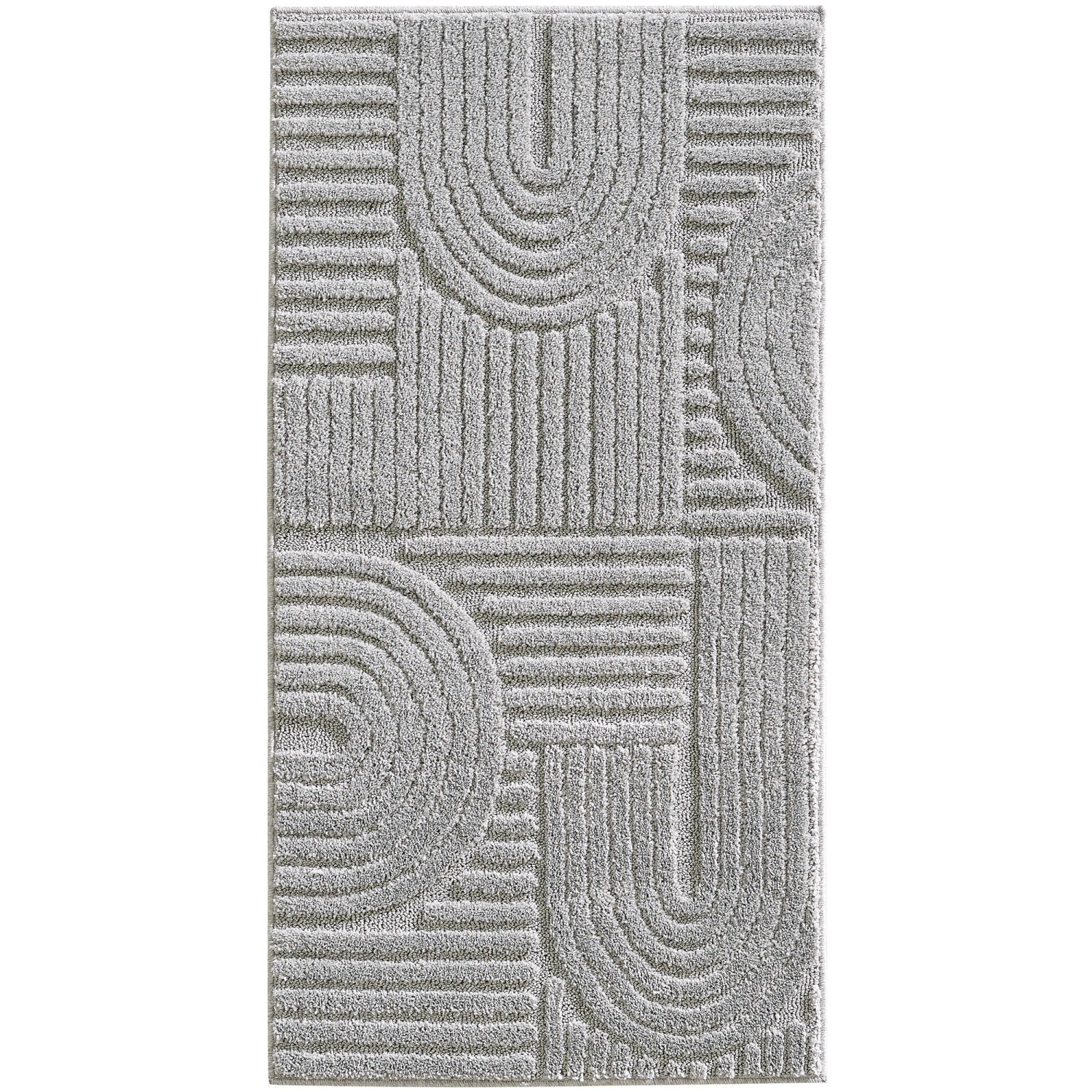 Thumbnail - Ayyildiz Kurzflorteppich Art 1121 Silber 80 cm x 150 cm