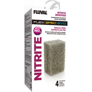Fluval Nitrit-Entferner Filtereinsatz, 4er-Set für Aquarienfilter.