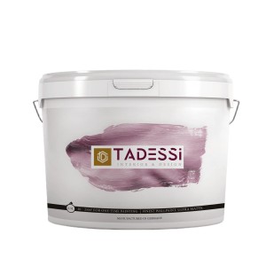Tadessi Wandfarbe Pastellviolett Fliederhell matt, 2.5l Eimer. Bunte Dispersionsfarbe für Wände.