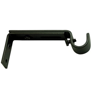 Gardinia Träger Memphis, schwarz, 10-14 cm, 2er-Pack für Stilgarnituren.