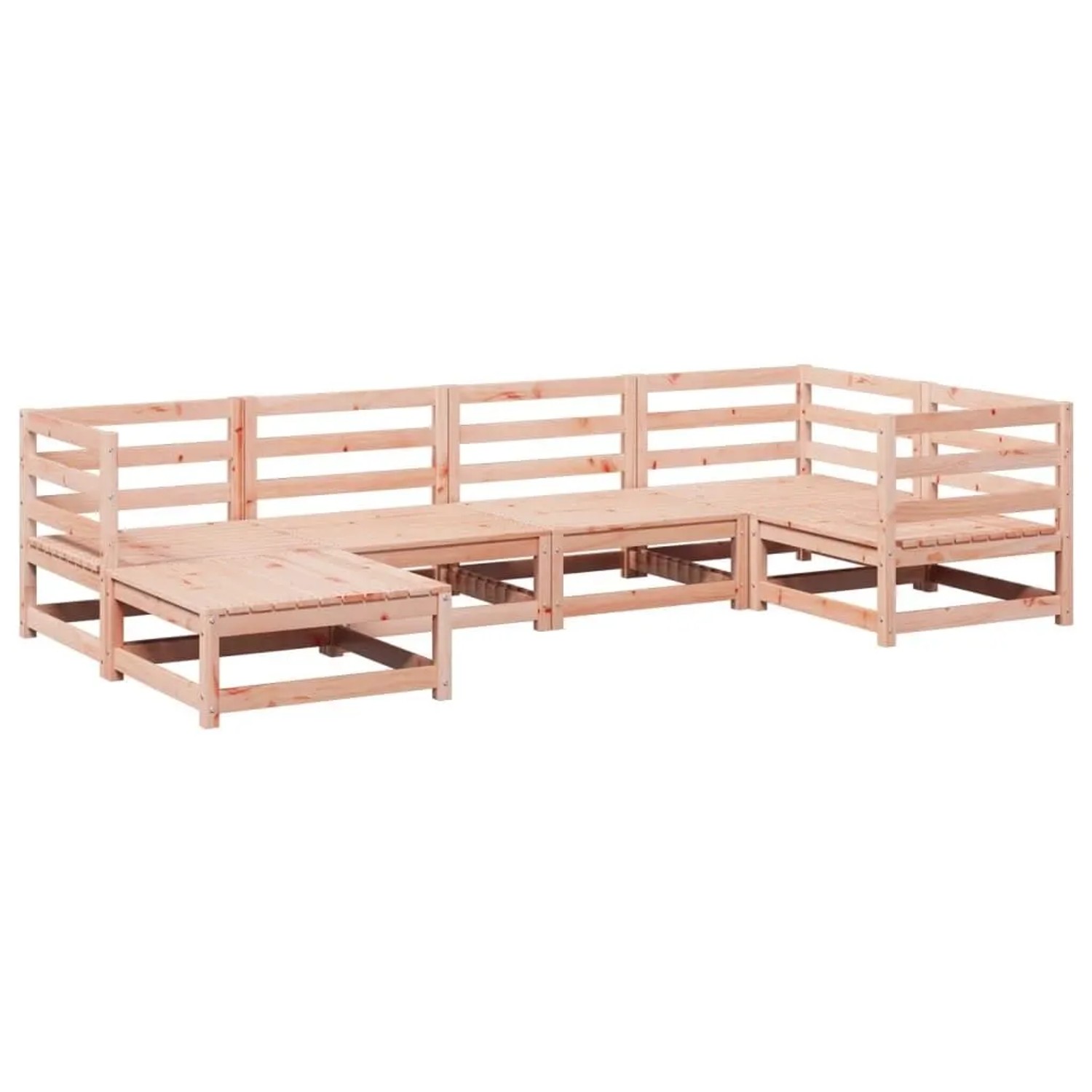 Thumbnail - vidaXL 6 Tlg Garten-Sofagarnitur Massivholz Douglasie 3299521