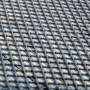 Dunkelgrauer ProHome Teppich Gleitschutz (80x150 cm) mit Netzstruktur für Fußmatten und Teppiche.