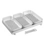 Enders Edelstahl-Set für Urban II/Explorer II: Grillpfanne mit 3 Schalen, ideal für Gemüse, Fisch und mehr.
