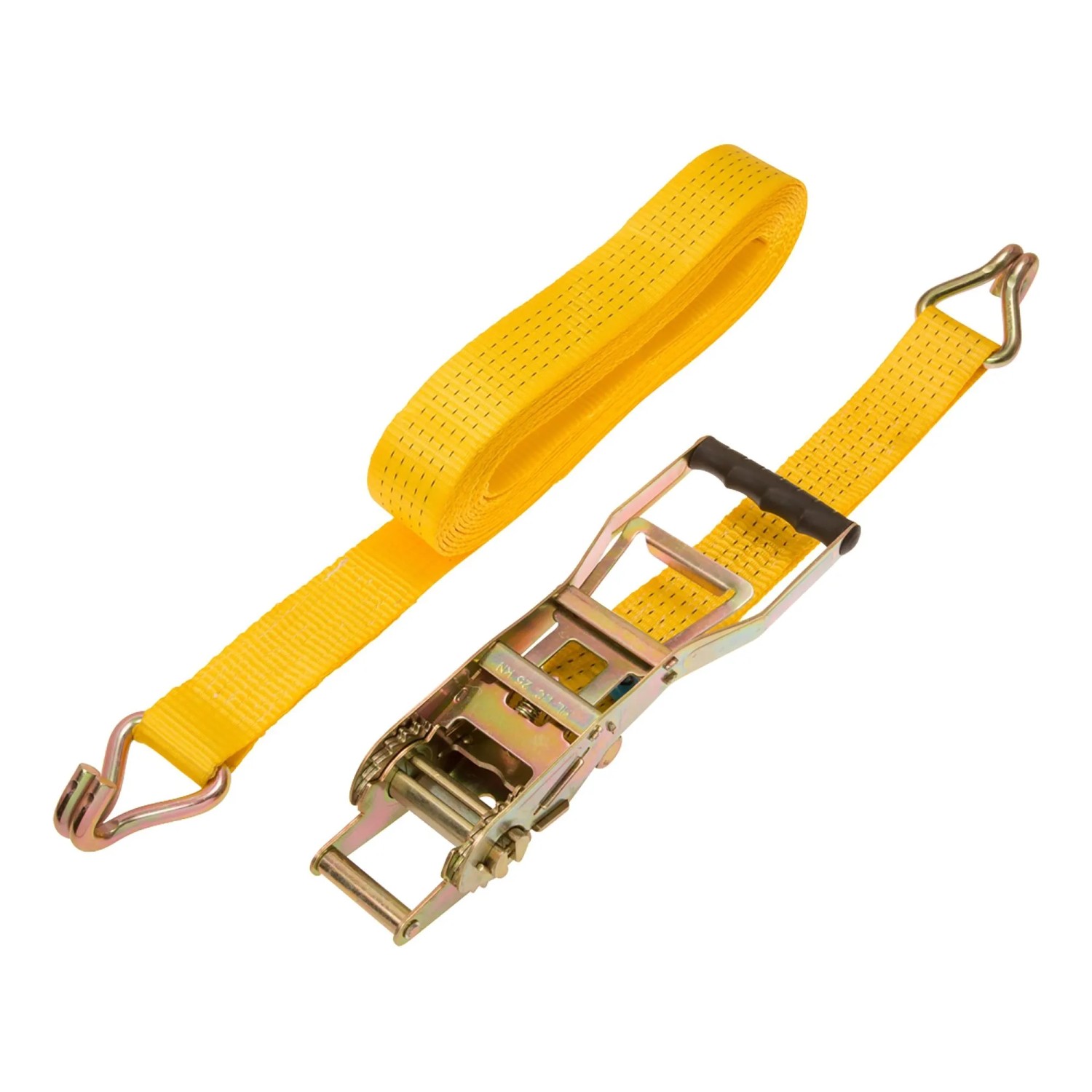 Conacord Spanngurt PES Ratsche 2 Spitzhaken 50 mm Länge 10 m Gelb 2-teilig