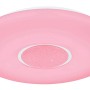 Weiße LED-Deckenleuchte Sully mit Farbwechsel und rosa Licht, Ø 41 cm.