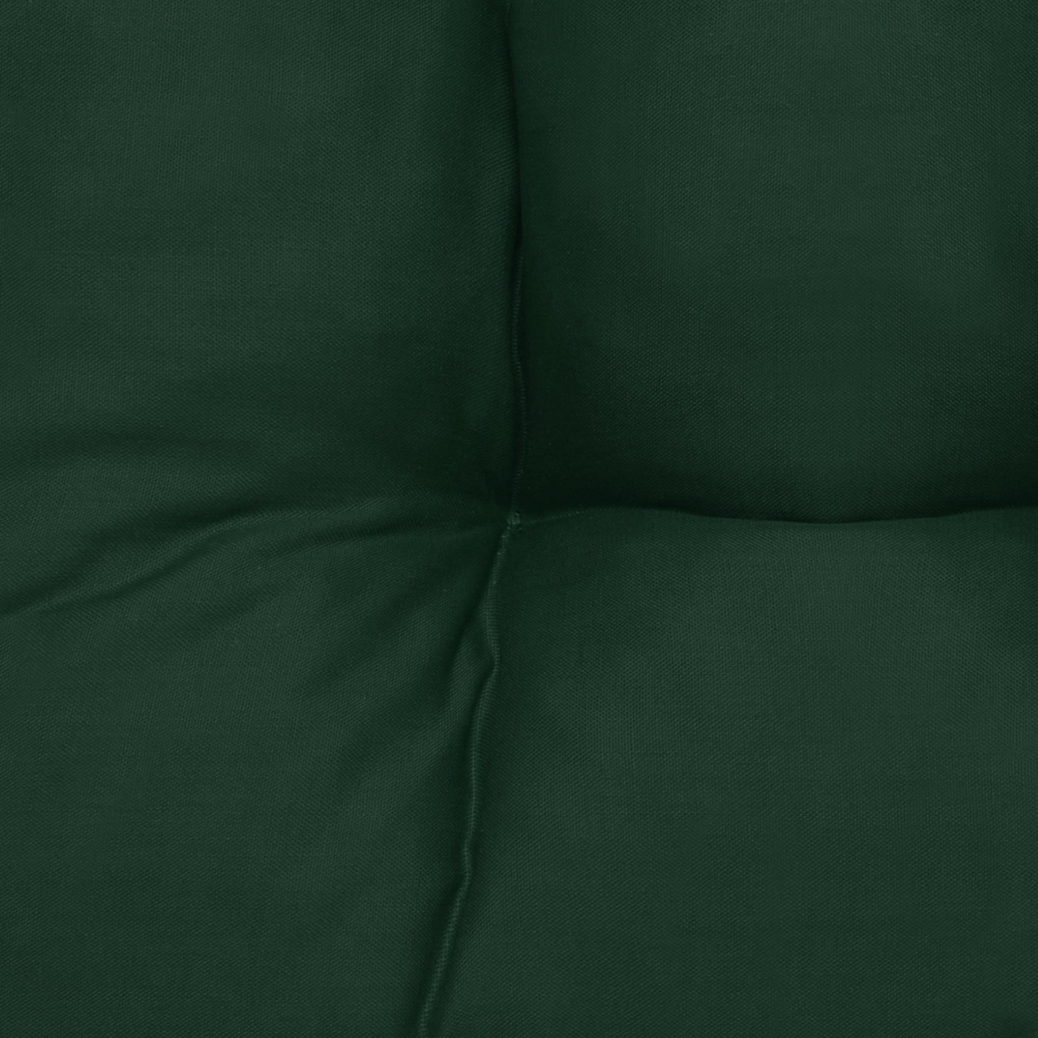 Dunkelgrünes Beautissu Lisa Stuhlkissen, 40x40cm, gesteppt, für bequemen Sitzkomfort.