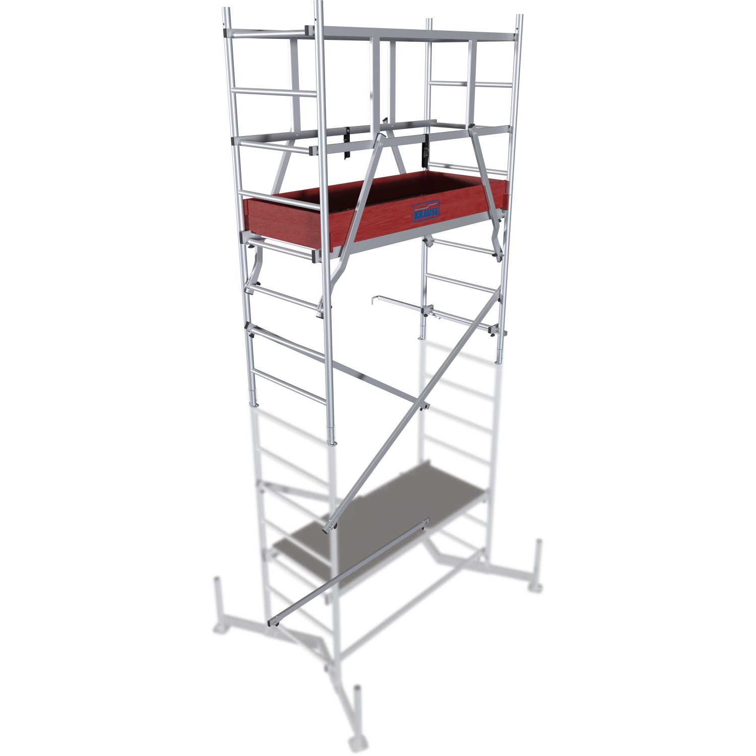 Krause Alu-Arbeitsgerüst Monto ClimTec erste Aufstockung