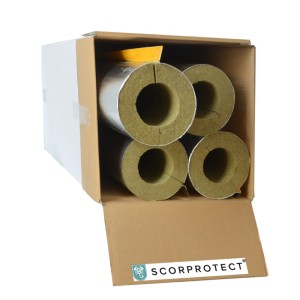 Scorprotect Karton Rohrisolierung Alu 89 MM X 40 MM