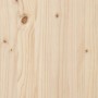 Detailaufnahme von unbehandeltem Kiefernholz für ein vidaXL Massivholzbett.