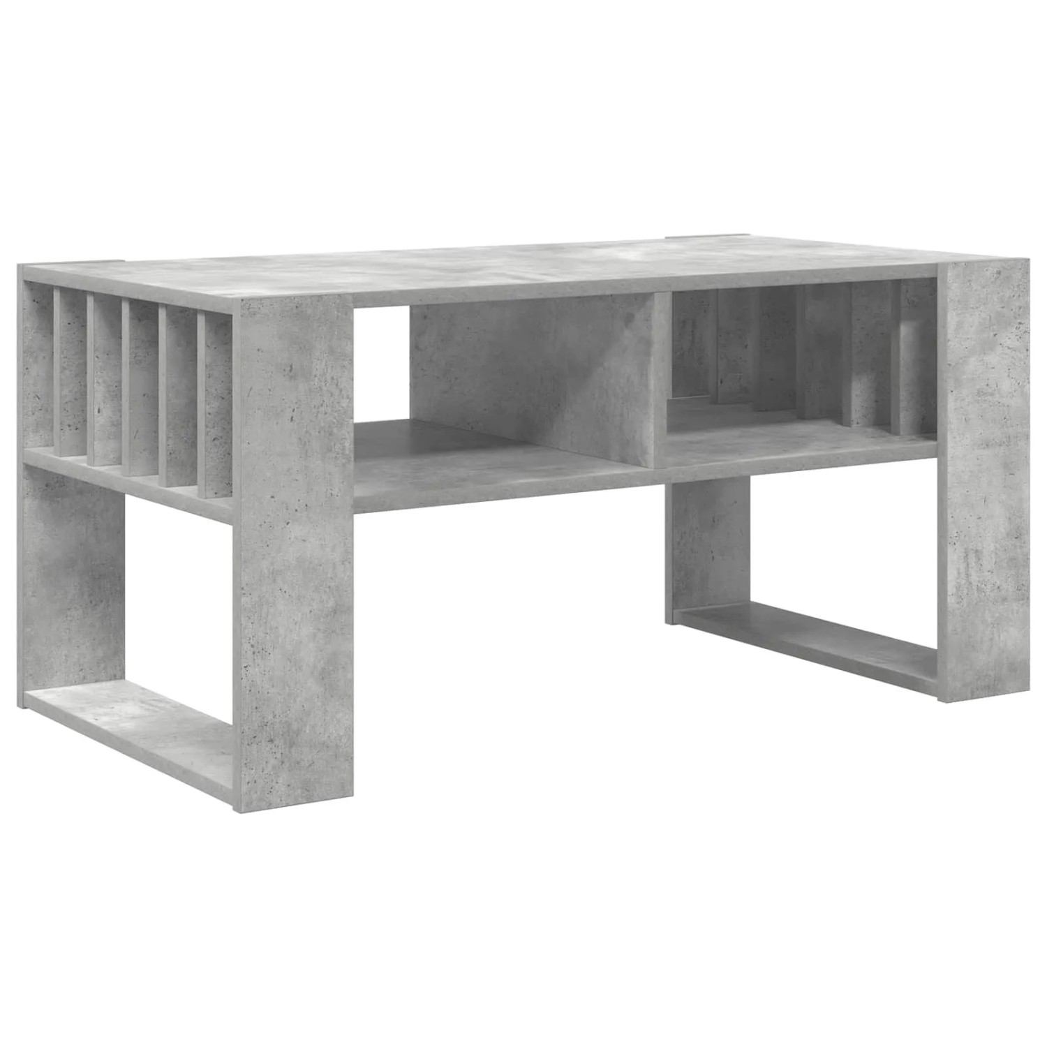 vidaXL Couchtisch Beton Grau 92 x 49,5 x 45 cm Holzwerkstoff 8000111 günstig online kaufen