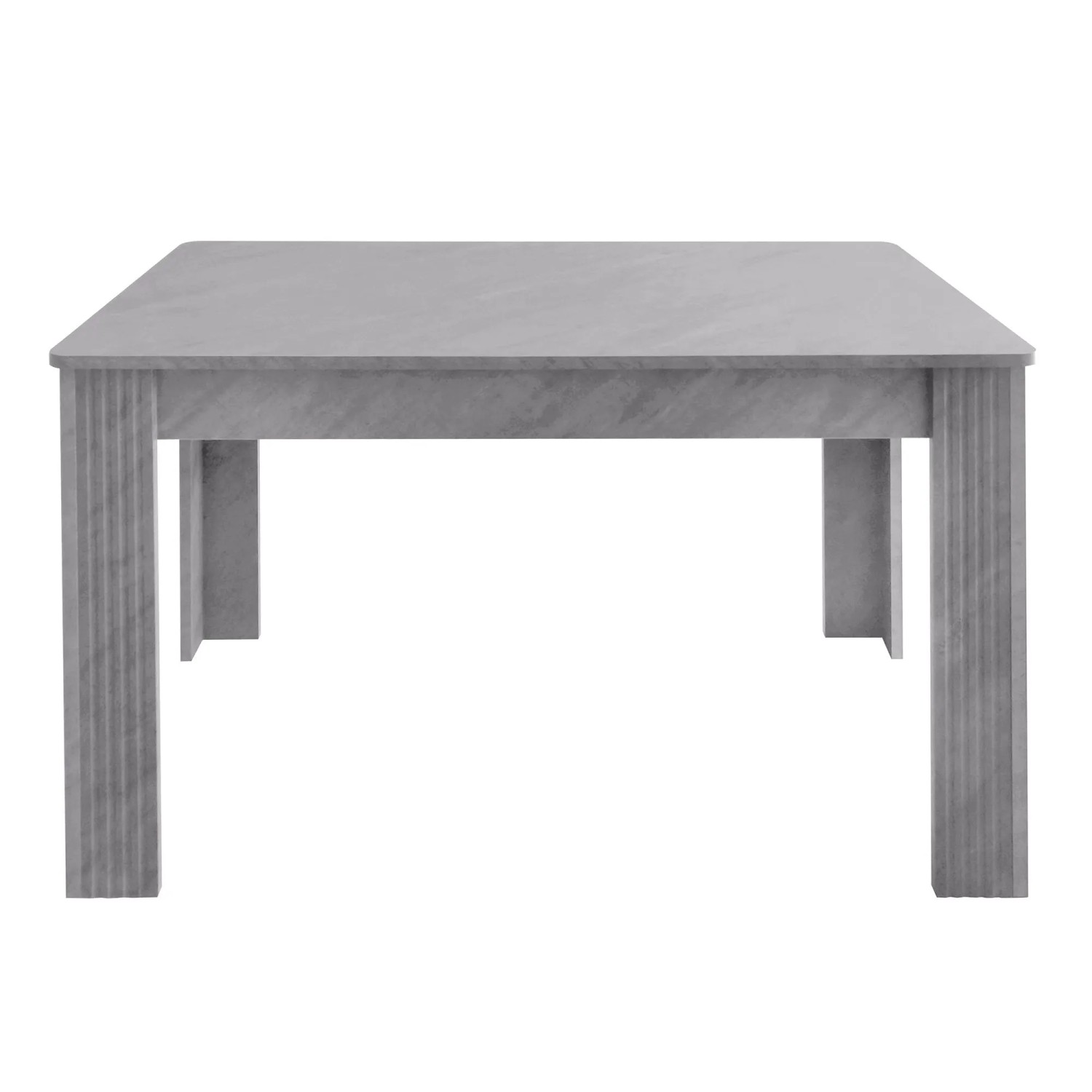 okwish Esszimmertisch Modern Einfacher Esstisch 116 × 65 cm Grau