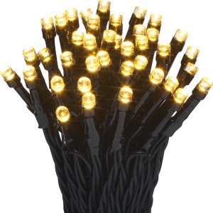 LED-Lichterkette, warmweiß, 5,92 m, für Innen- und Außenbereich.