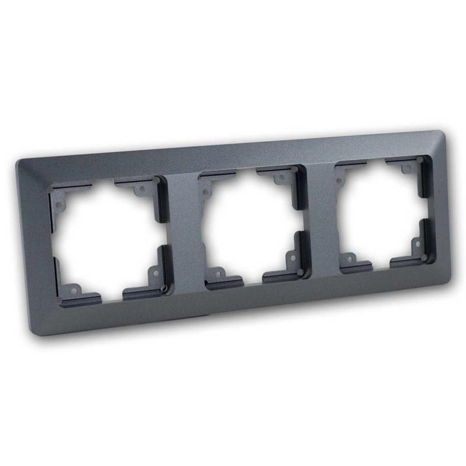 Thumbnail - ChiliTec MILOS 3-Fach Rahmen Anthrazit Dreifachrahmen