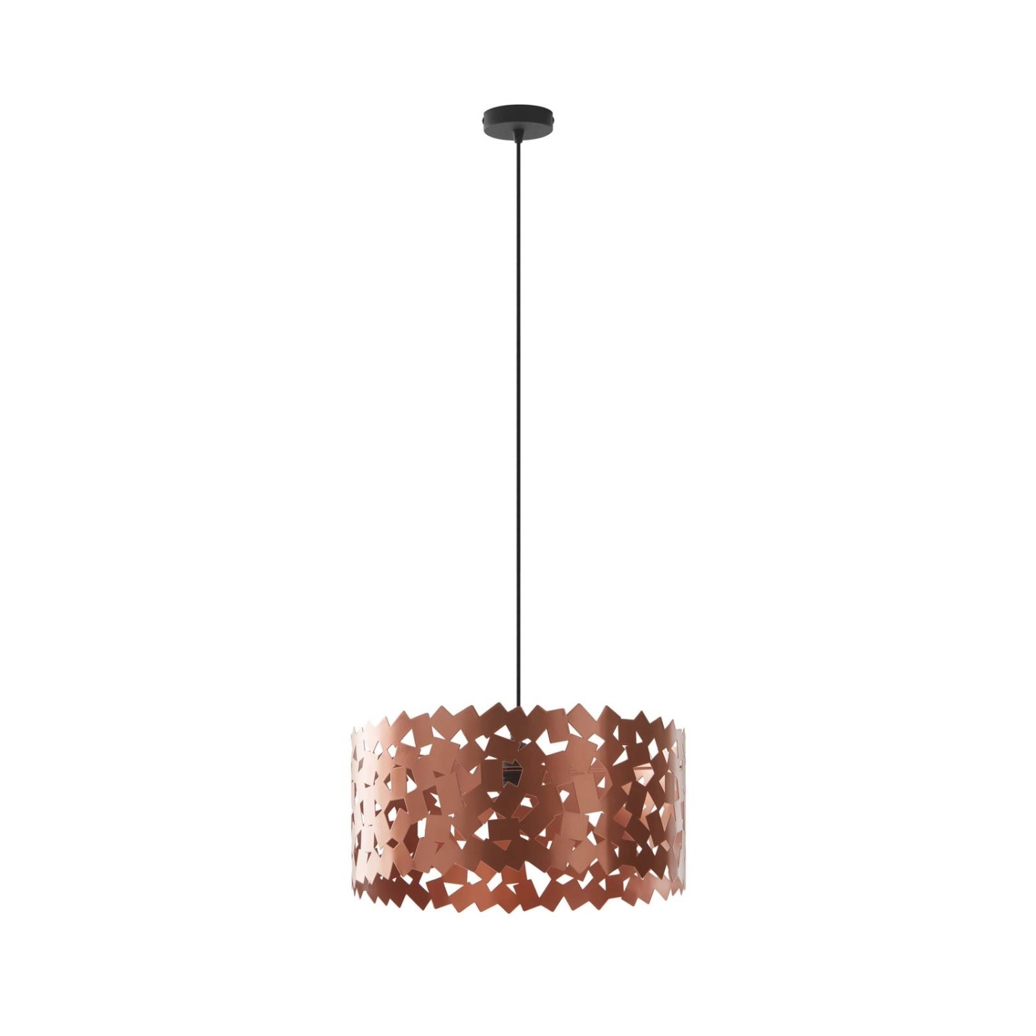 Lucande Pendelleuchte Aeloria 10019902 Modern in Kupfer aus Metall 1-flammi günstig online kaufen