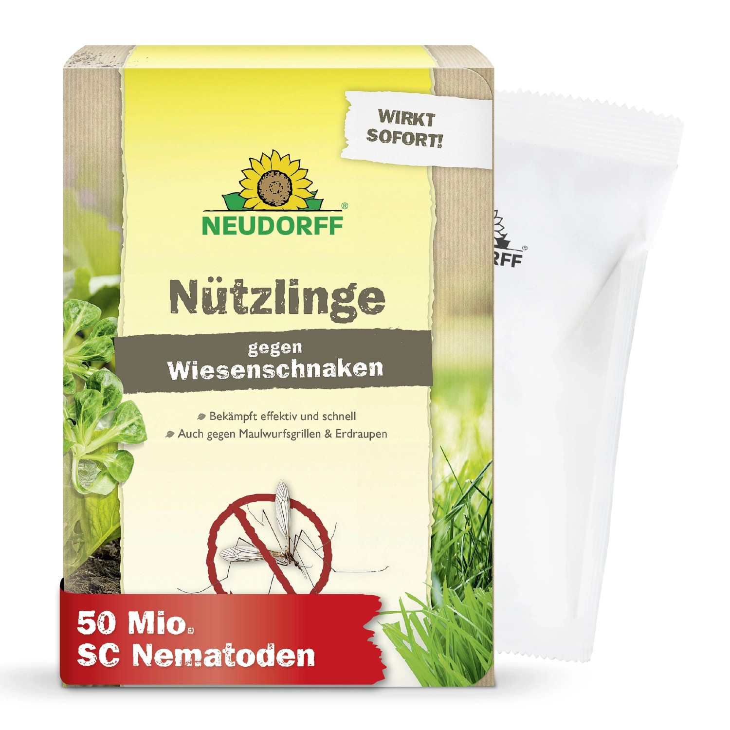 Neudorff Bestell-Karte Nützlinge Gegen Wiesenschnaken 100 m²