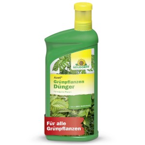 Neudorff Azet Grünpflanzen-Dünger, 1 Liter Flasche für gesundes Wachstum und grüne Blätter.