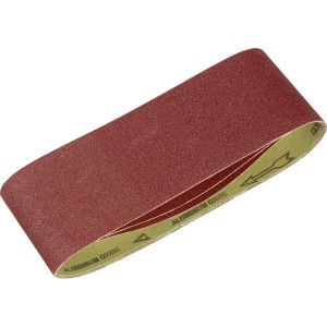 LUX Schleifband Classic, 100x610 mm, K80, für Bandschleifer. Zum Schleifen von Holz und Metall.