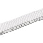 Weißer LUX Metermaßstab aus Glasfaser, 2 m lang, zusammengeklappt.