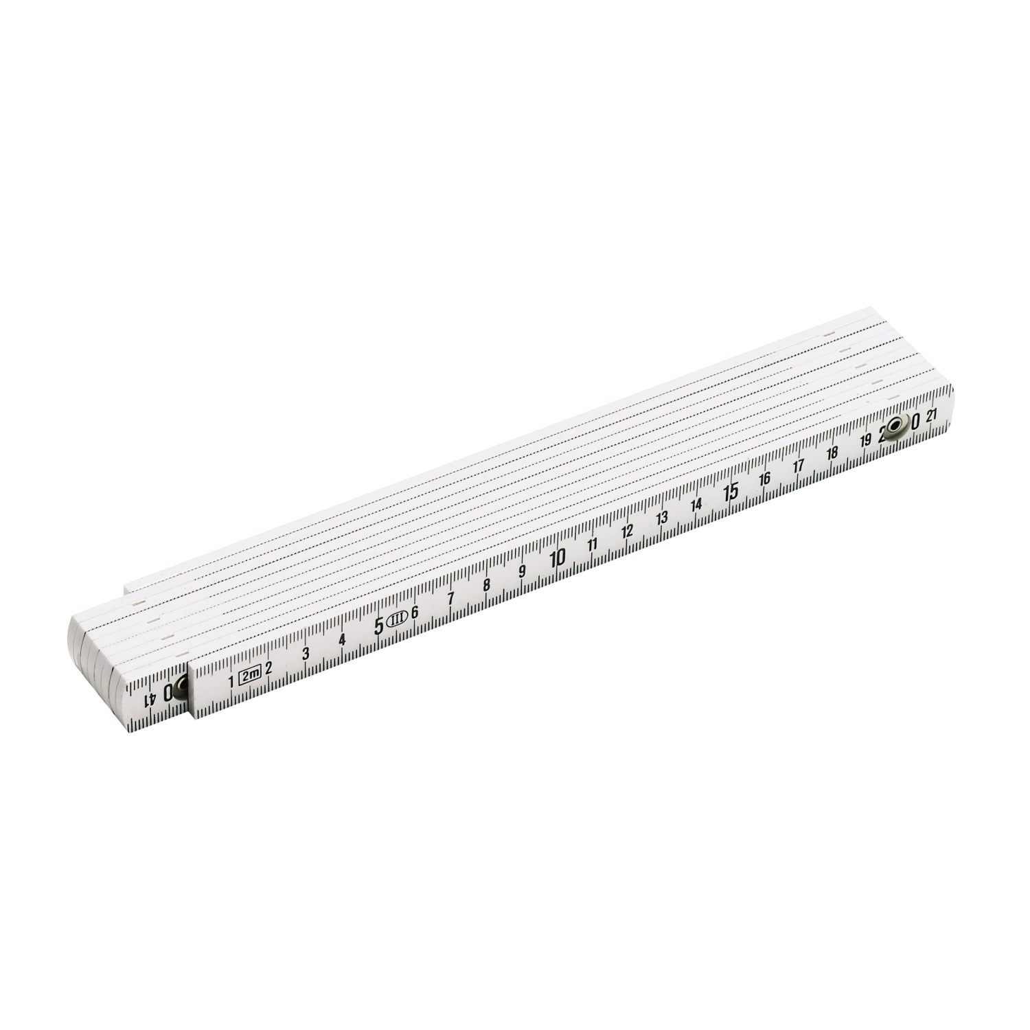 LUX Metermaßstab Glasfaser 2 m Classic