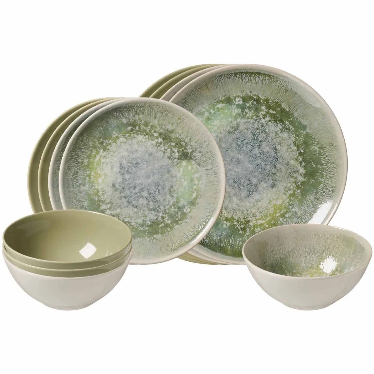 Ritzenhoff & Breker Cecina Basic-Set 12-teilig Grün-Jade