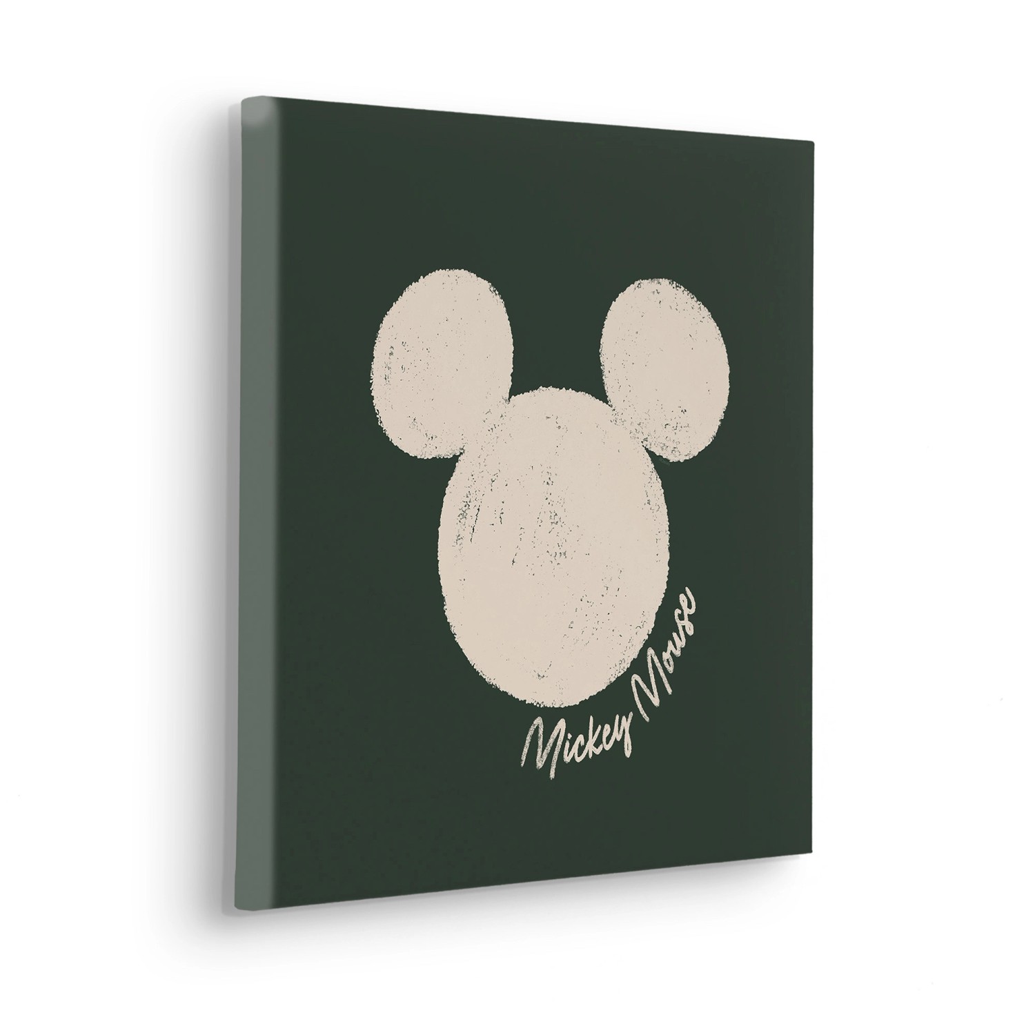 Komar Keilrahmenbild Disney Mickey Mouse Stamp Grün günstig online kaufen