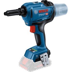 Bosch Professional GRG 18 V-16 C Akku-Nietpistole in Blau und Schwarz.
