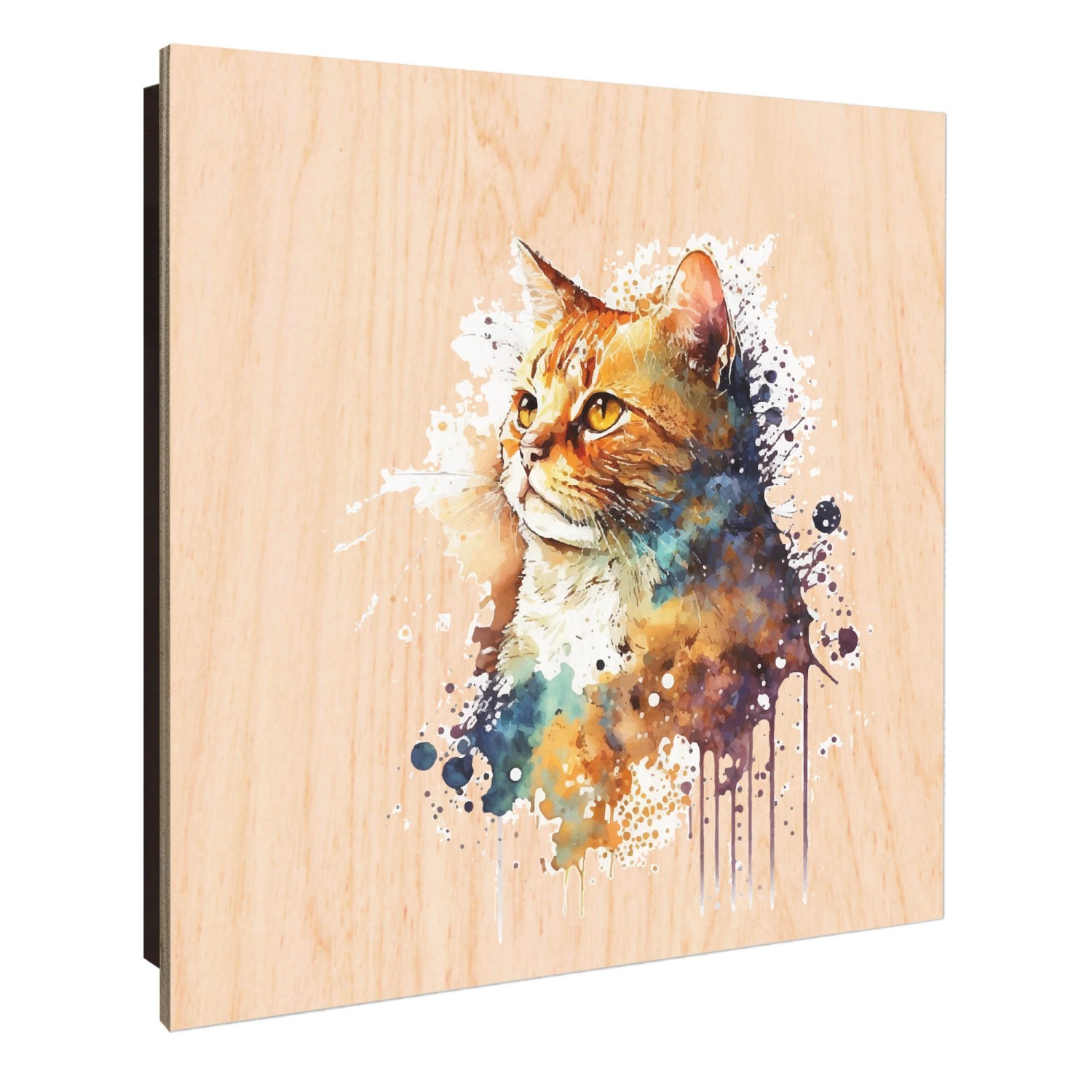 Banjado Großer Schlüsselkasten Holz 30x30cm Schwarz Scharnier Links 50 Hake günstig online kaufen