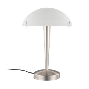 Lindby Tischlampe Viola 9620813 Modern in Weiß aus Metall 1-flammig E14 Schlafzimmerleuchte