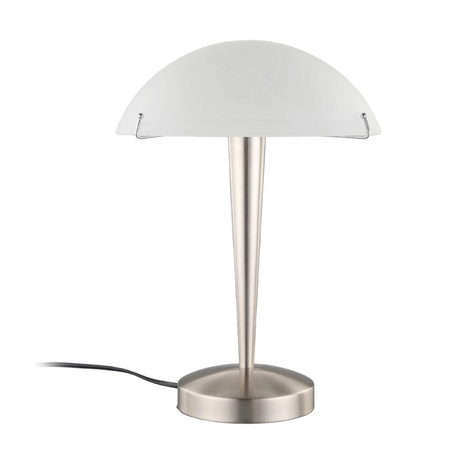 Lindby Tischlampe Viola 9620813 Modern in Weiß aus Metall 1-flammig E14 Schlafzimmerleuchte