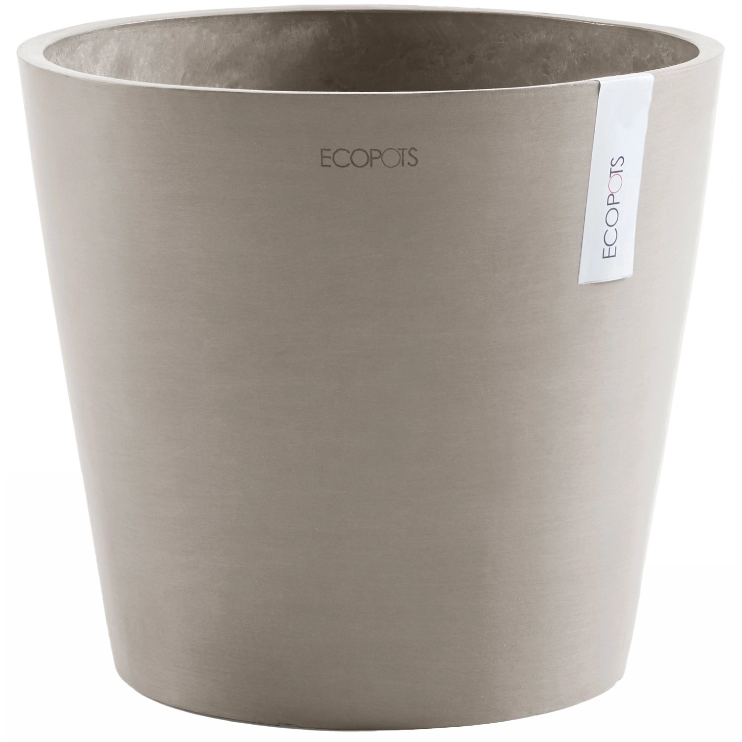 Ecopots Pflanztopf Amsterdam Braungrau 40 cm