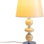 Beige Keramik Tischleuchte Araga von Näve, 36 cm hoch, für stimmungsvolle Beleuchtung.