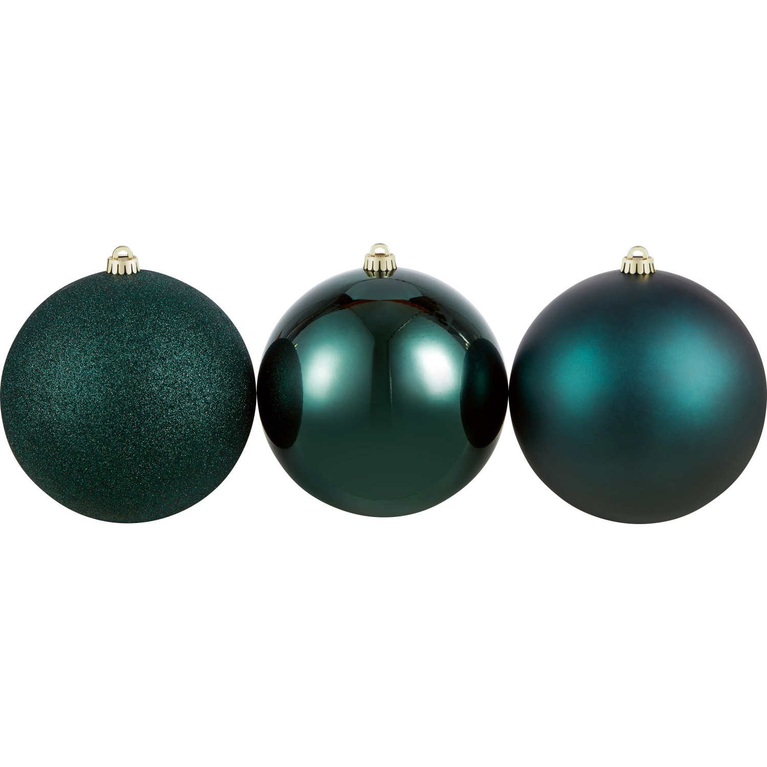 Christbaumkugel Kunststoff Ø 20 cm Grün