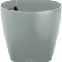 Lechuza Classico Color Eco 21, hellgrauer Blumentopf mit Bewässerungssystem, Ø 22 cm.