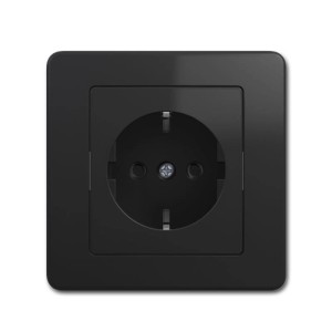 TEM EKONOMIK Schuko Steckdose Anthrazit 250V16A UP