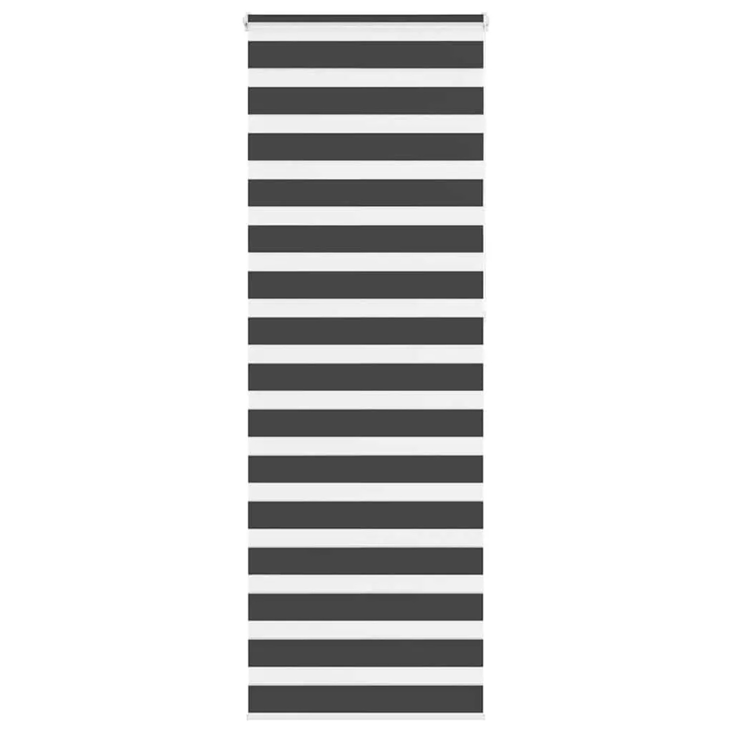 vidaXL Doppelrollo Schwarz 90x230 cm Stoffbreite 85,9 cm Polyester 4014285 günstig online kaufen