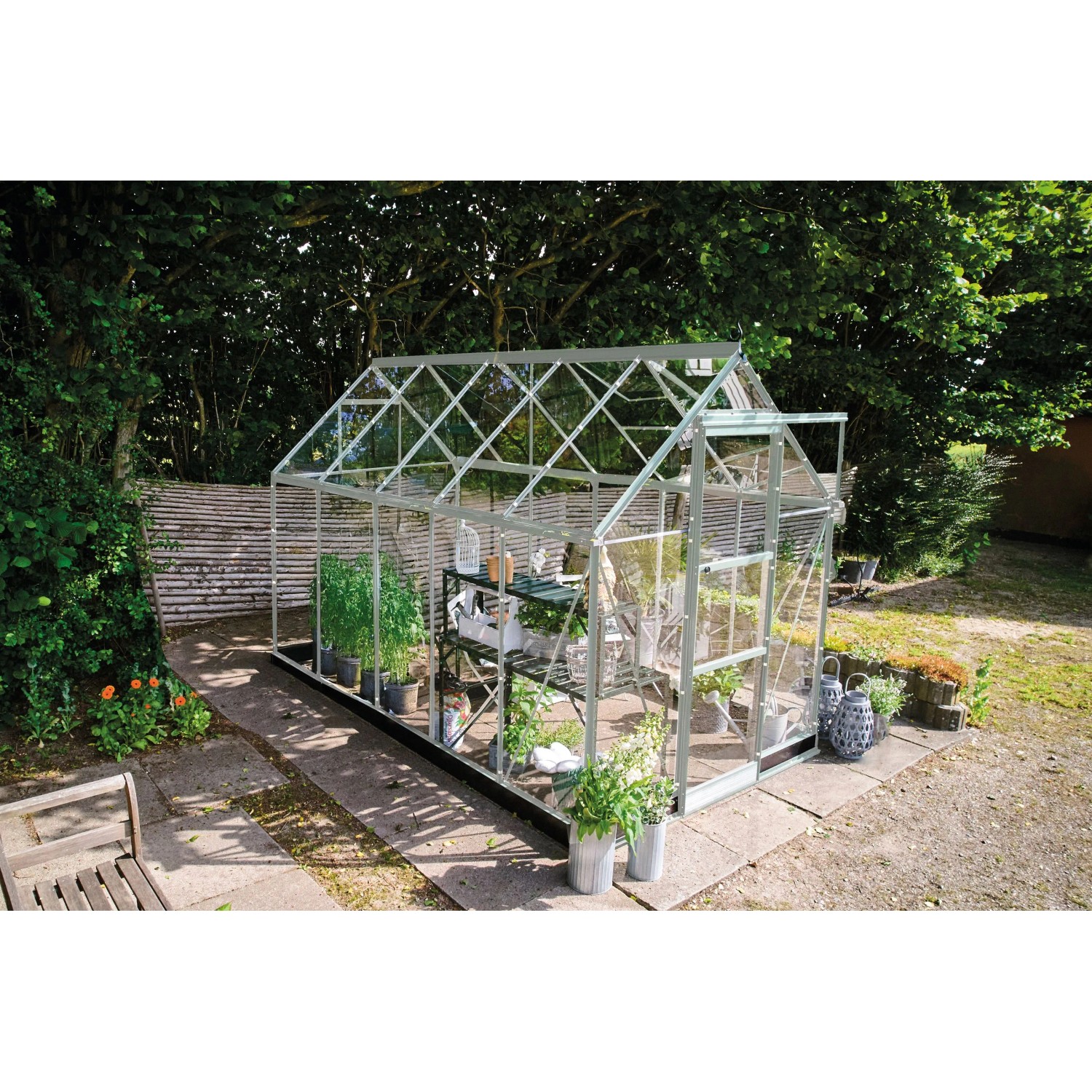 Halls Gewächshaus Icon 6 Alu 6,1 m²