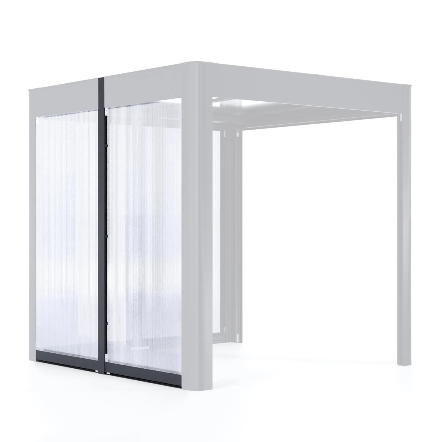 SunElements Wandelement SunCover Anthrazitmetallic 2 m 10 mm