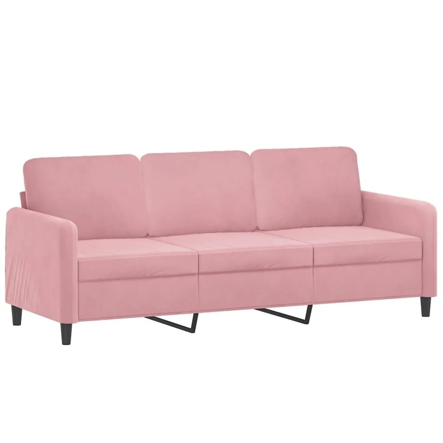 vidaXL 3-Sitzer-Sofa Rosa 180 cm Samt 359455 günstig online kaufen