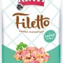 Rinti Filetto Hunde-Nassfutter Huhn mit Lachs in Jelly, 100g Packung.