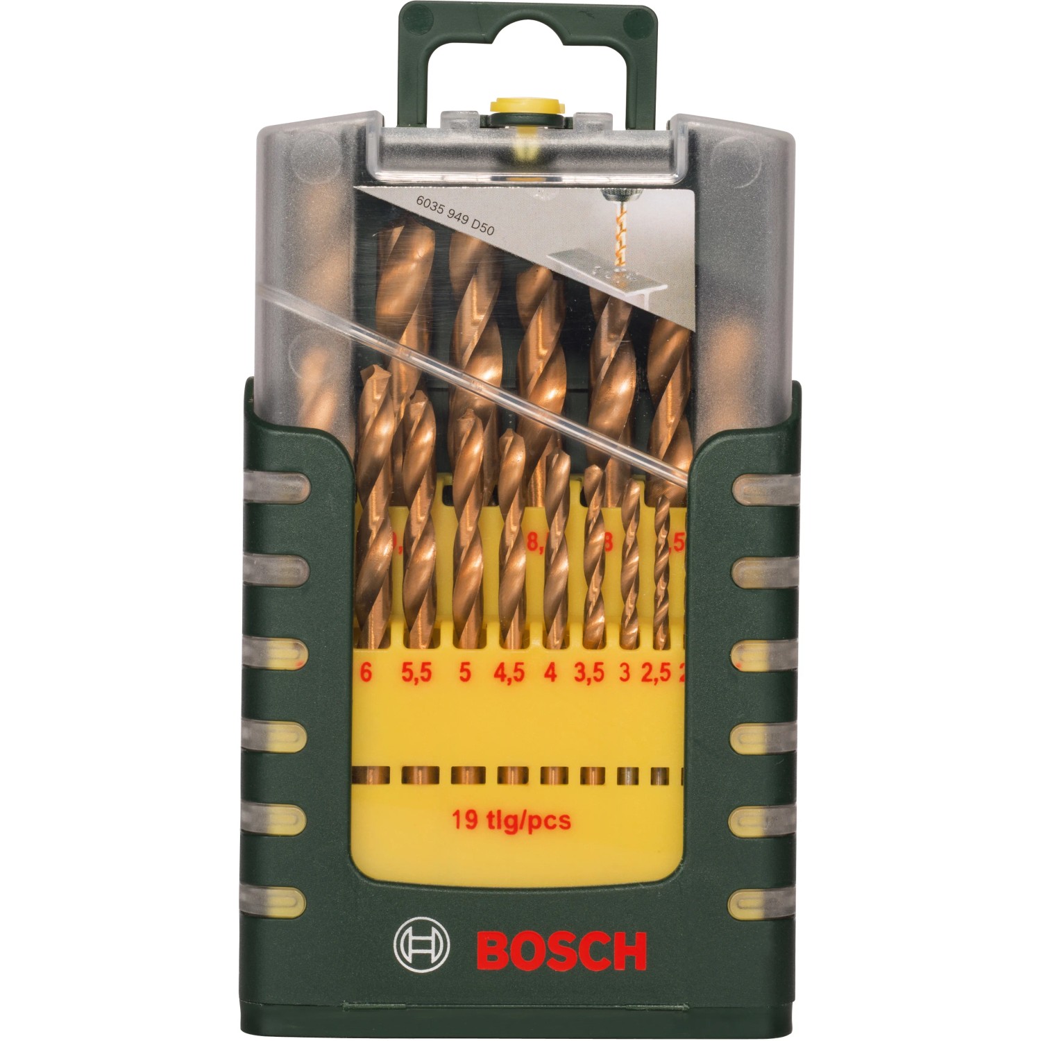 Bosch Metallbohrer-Set Promoline Titanium, 19-teilig im Koffer.