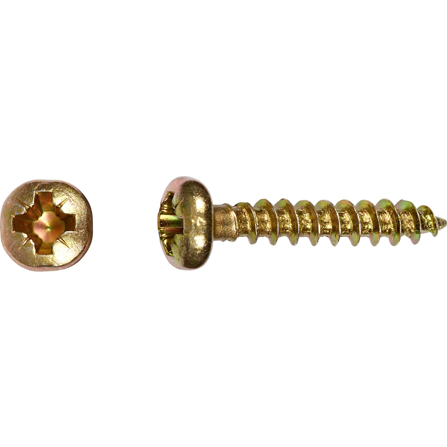 LUX Halbrundkopf Universalschraube PZ-Antrieb Ø 4 mm x 16 mm 80 Stück