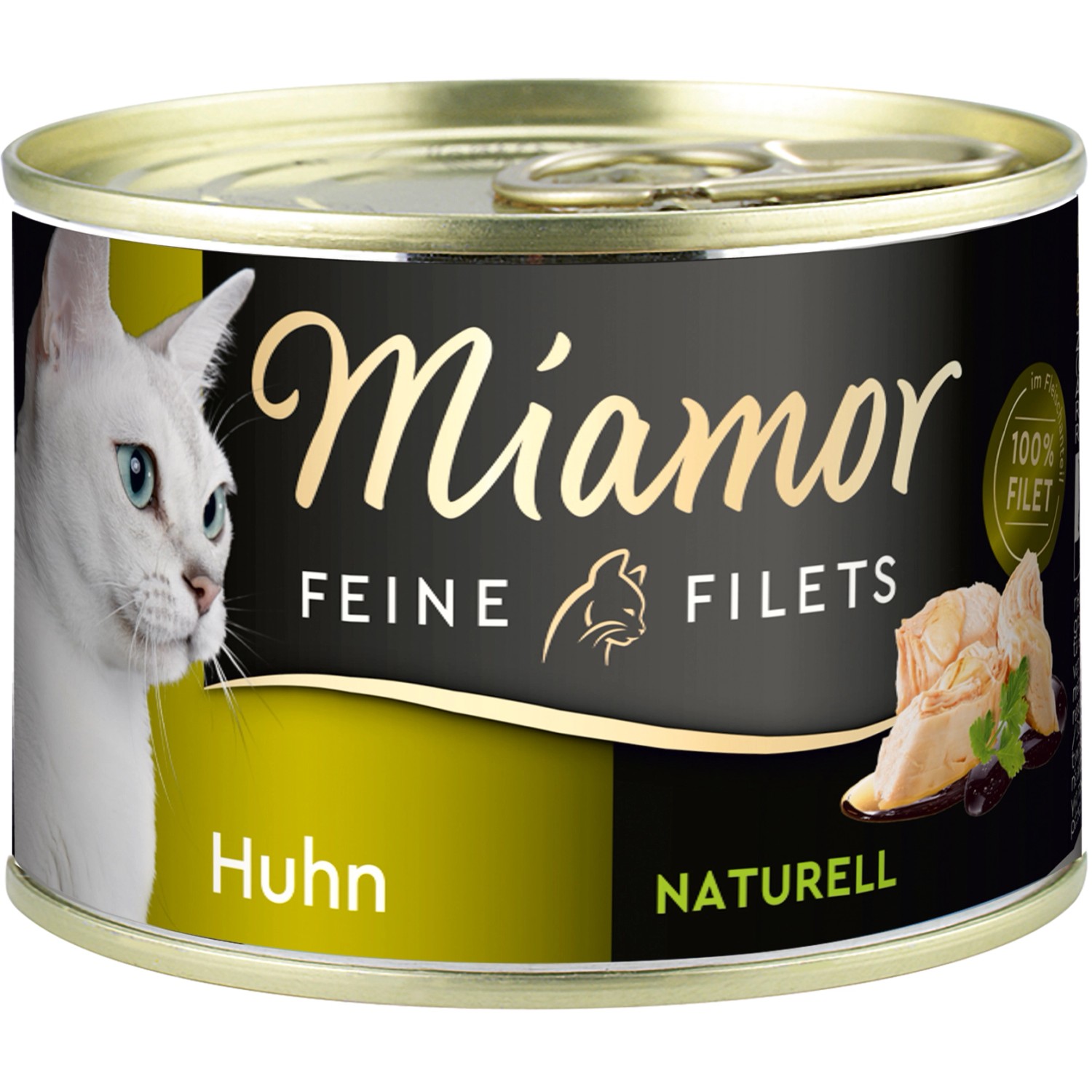Miamor Katzen-Nassfutter Feine Filets Natur Huhn 156 g