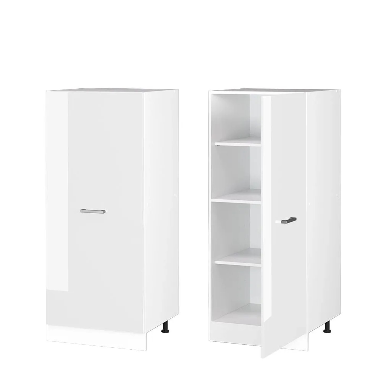 Vicco Vorratsschrank R-Line Weiß Hochglanz 60 x 143_5