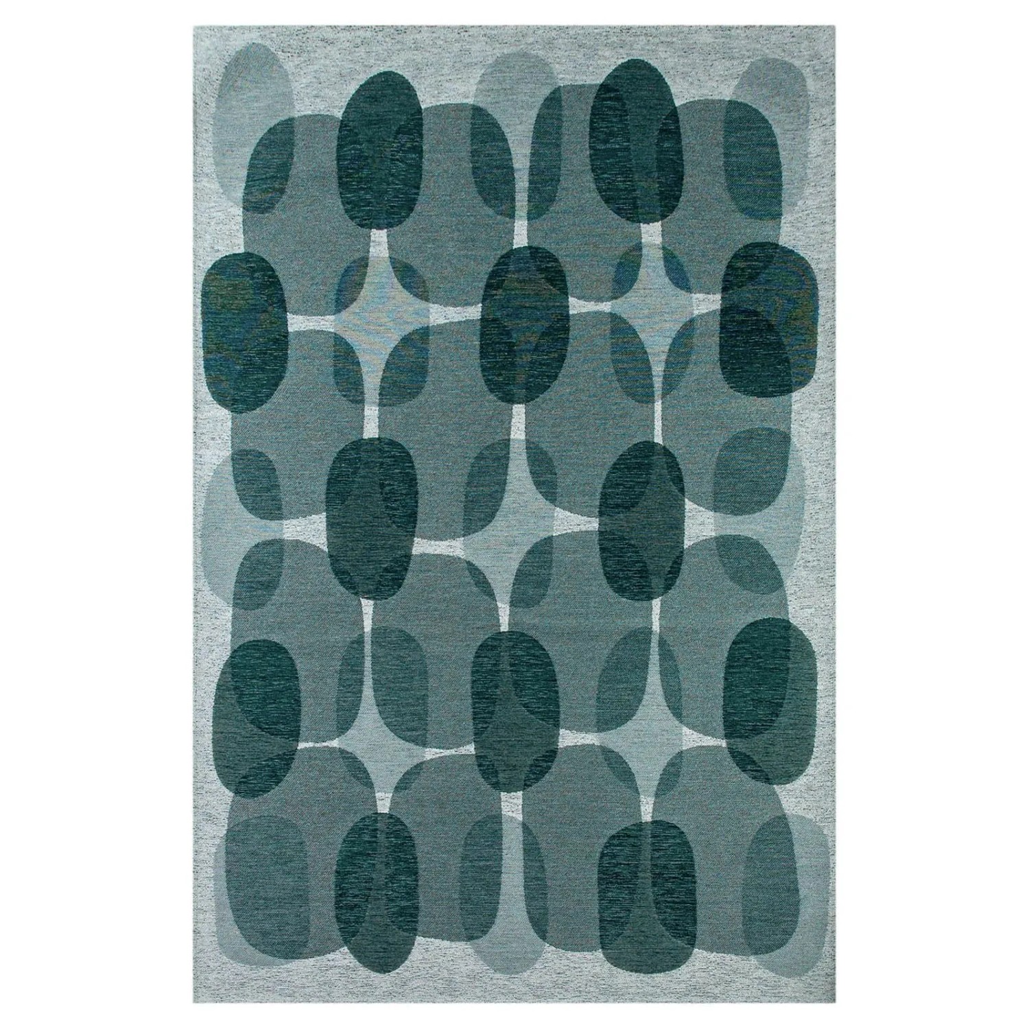 Lola&Moi Teppich Green Eggs Türkis 140x200cm