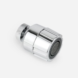 Glänzende Euroshowers Küchenbrause in Chrom, kompakt, mit 2 Strahlarten und Adaptern M22/M24.