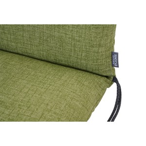 Siena Garden Sesselauflage Comfort, 120x48x7 cm, olivegrün, mit Bindebändern.